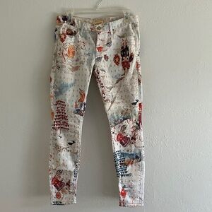 Mother Printed Jeans